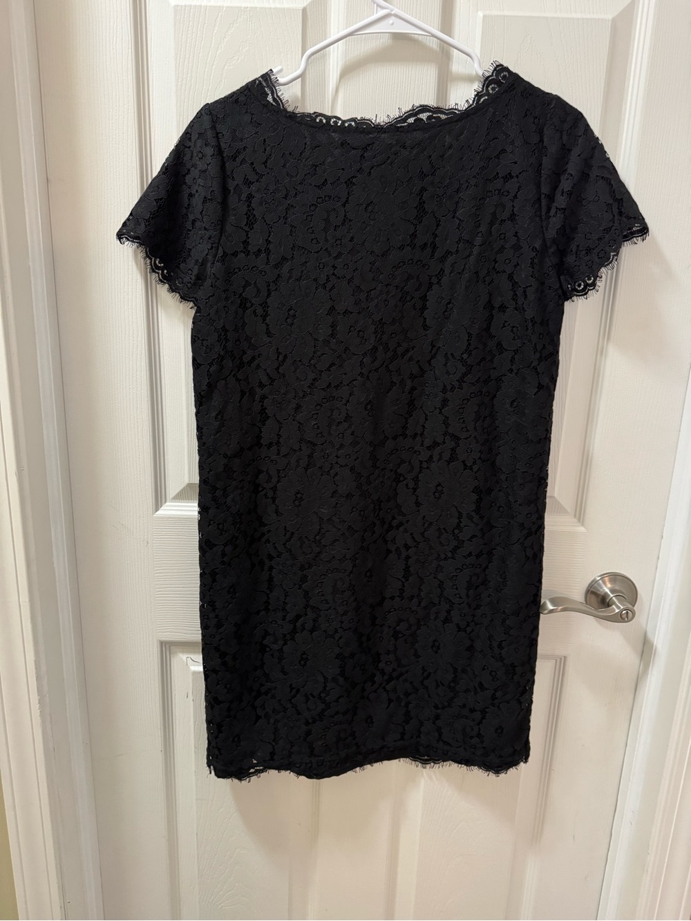 Joie Black Susina Lace Sheath Dress Size S Short Sleeve - Picture 10 of 12